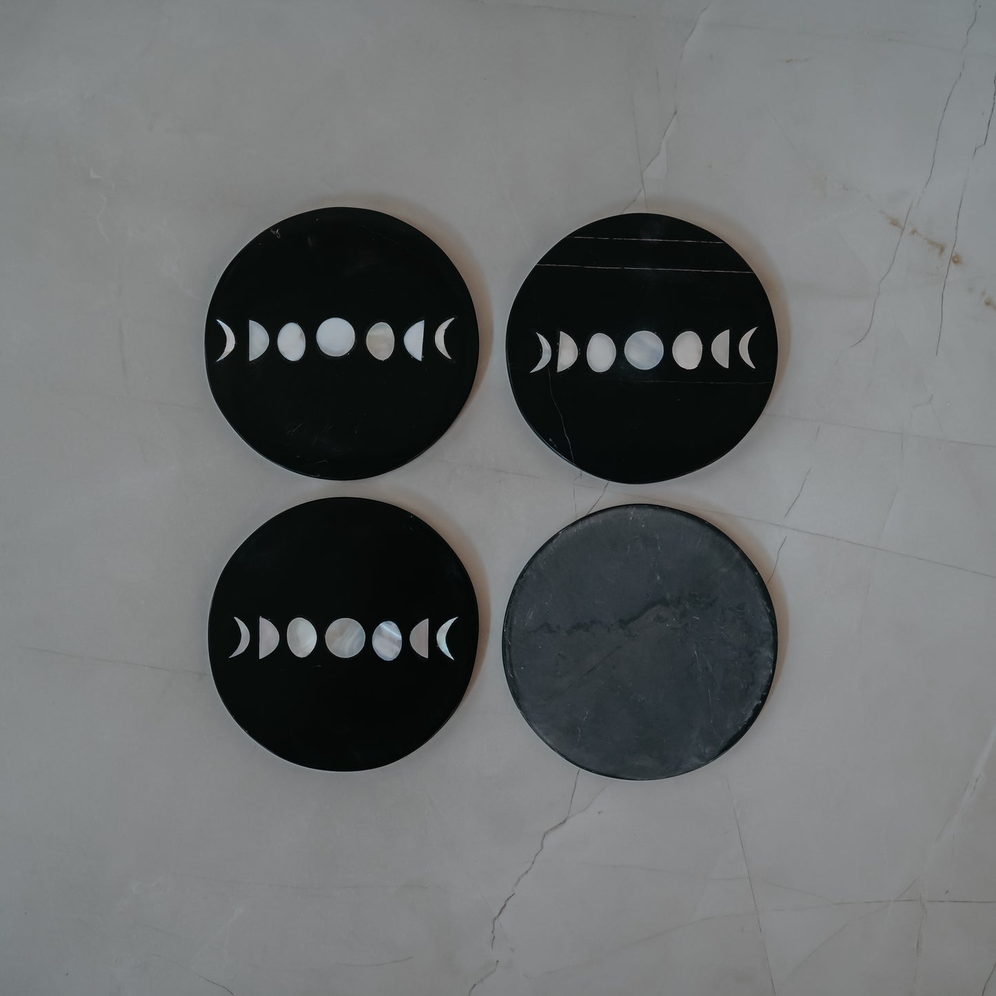 Italian Marble Coasters Set of 4