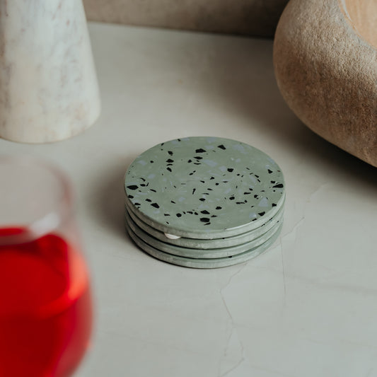 Resin Marble Coasters Set of 4