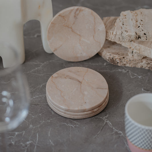 Italian Marble Coasters Set of 4