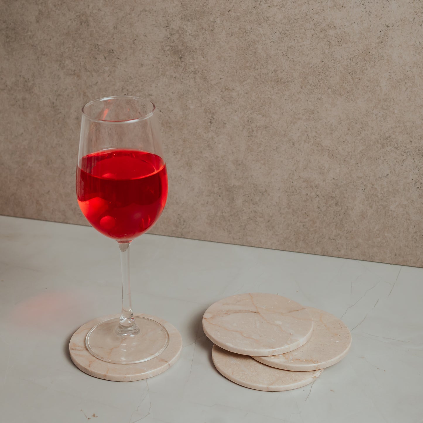 Italian Marble Coasters Set of 4