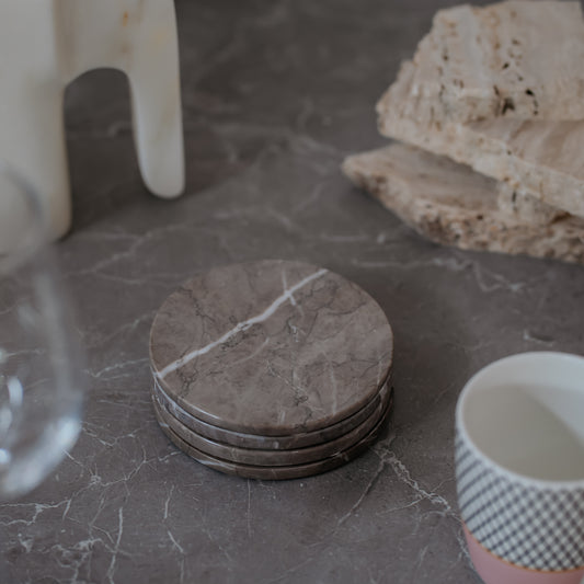 Italian Marble Coasters Set of 4