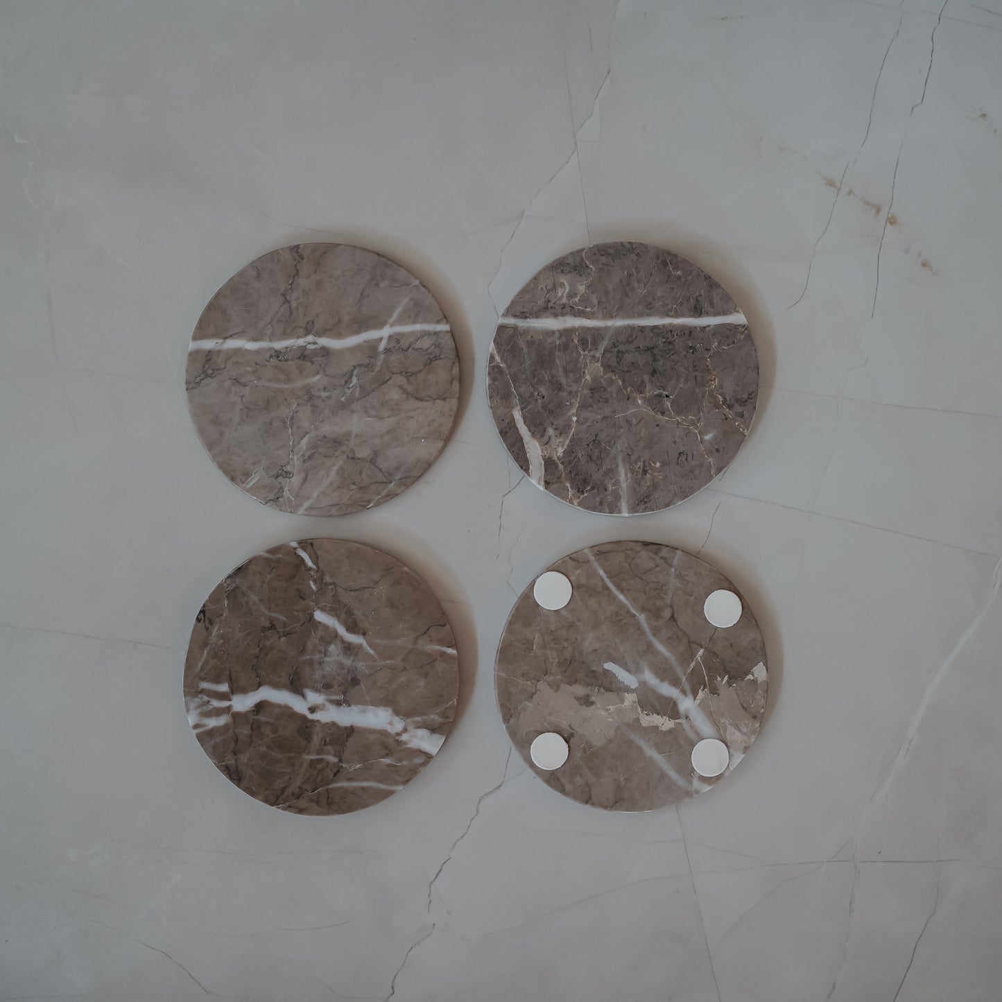 Italian Marble Coasters Set of 4