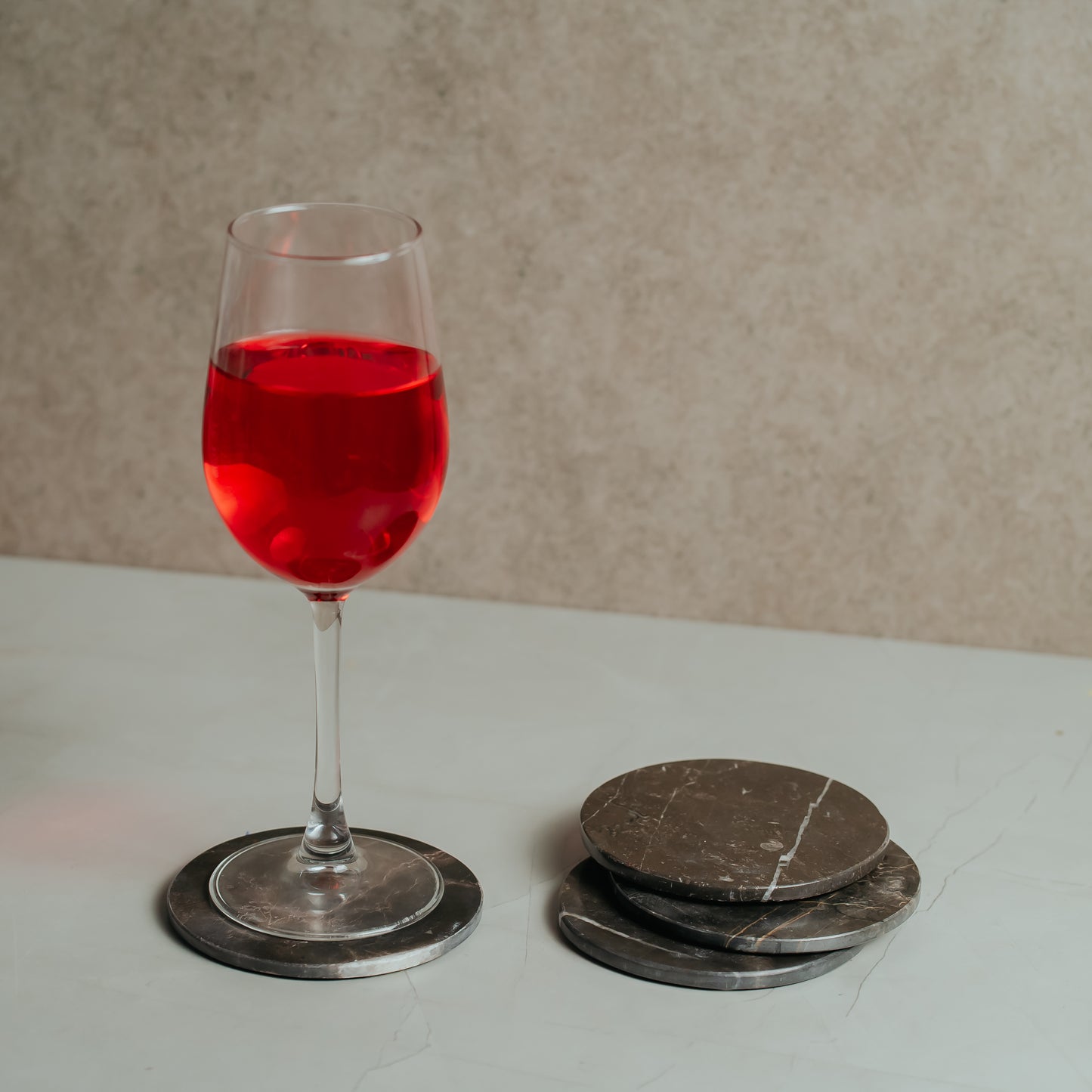 Italian Marble Coasters Set of 4